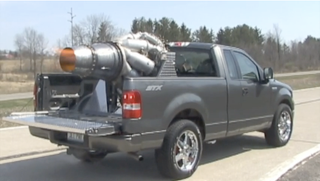 Illustration for article titled Home-Built 2700 HP Jet-Truck Is The Coolest Truck Ever!
